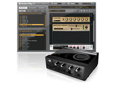 The Guitar Rig 3 XE software and the Session I/O interface.
